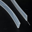 Crystal clear silicone sleeve with high light transmission for LED strips