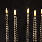Luxury LED taper candles for hotel lobby and banquet decoration