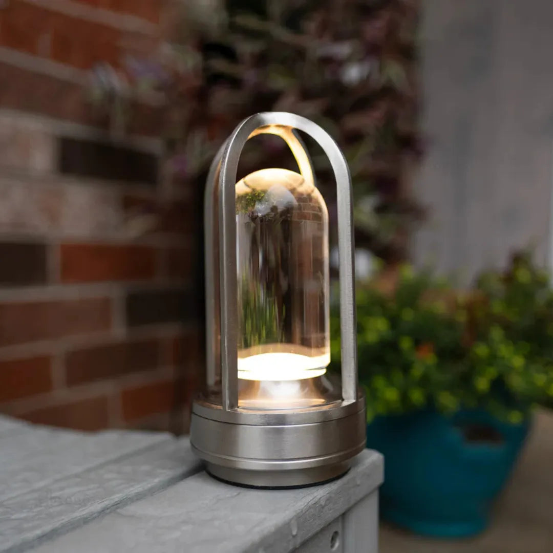 KEPI Arch cordless LED table lamp with cool white lighting for focused and functional illumination