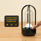 KEPI Arch gold rechargeable table lamp with premium aluminum body and modern arch-shaped design