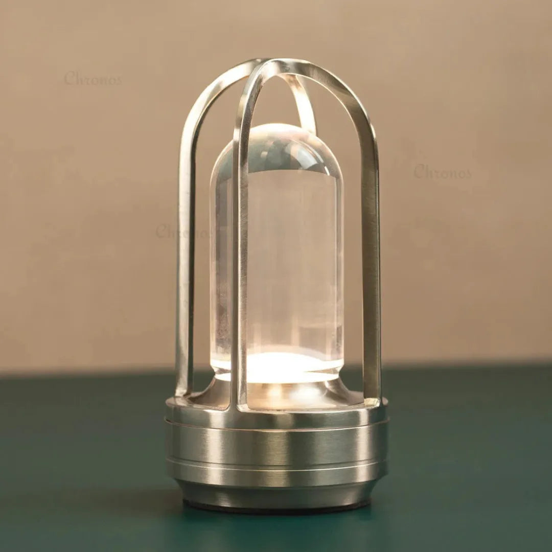 KEPI Arch rechargeable table lamp with touch sensor control and adjustable brightness