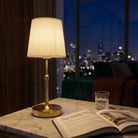 Linea rechargeable table lamp with touch sensor controls and adjustable brightness