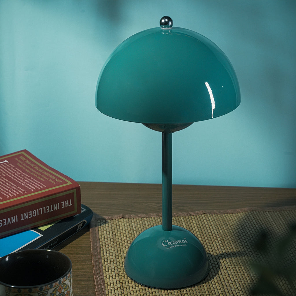 Macaron Cordless LED Portable Table Lamp | Blue | Chronos Lights