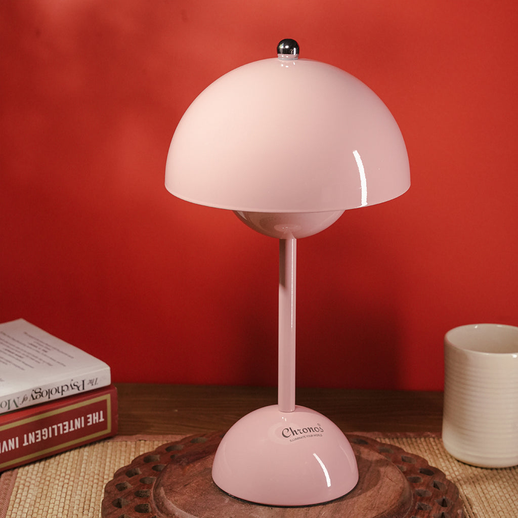 Macaron Cordless LED Portable Table Lamp | Pink | Chronos Lights
