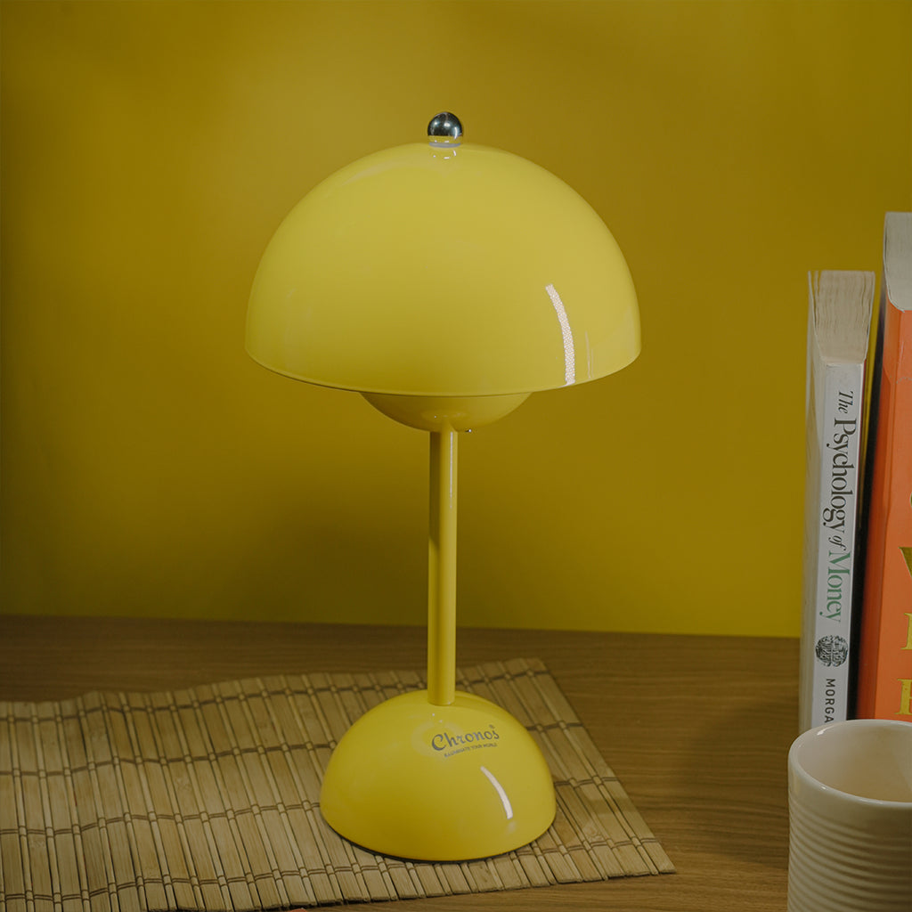 Macaron Cordless LED Portable Table Lamp | Yellow | Chronos Lights