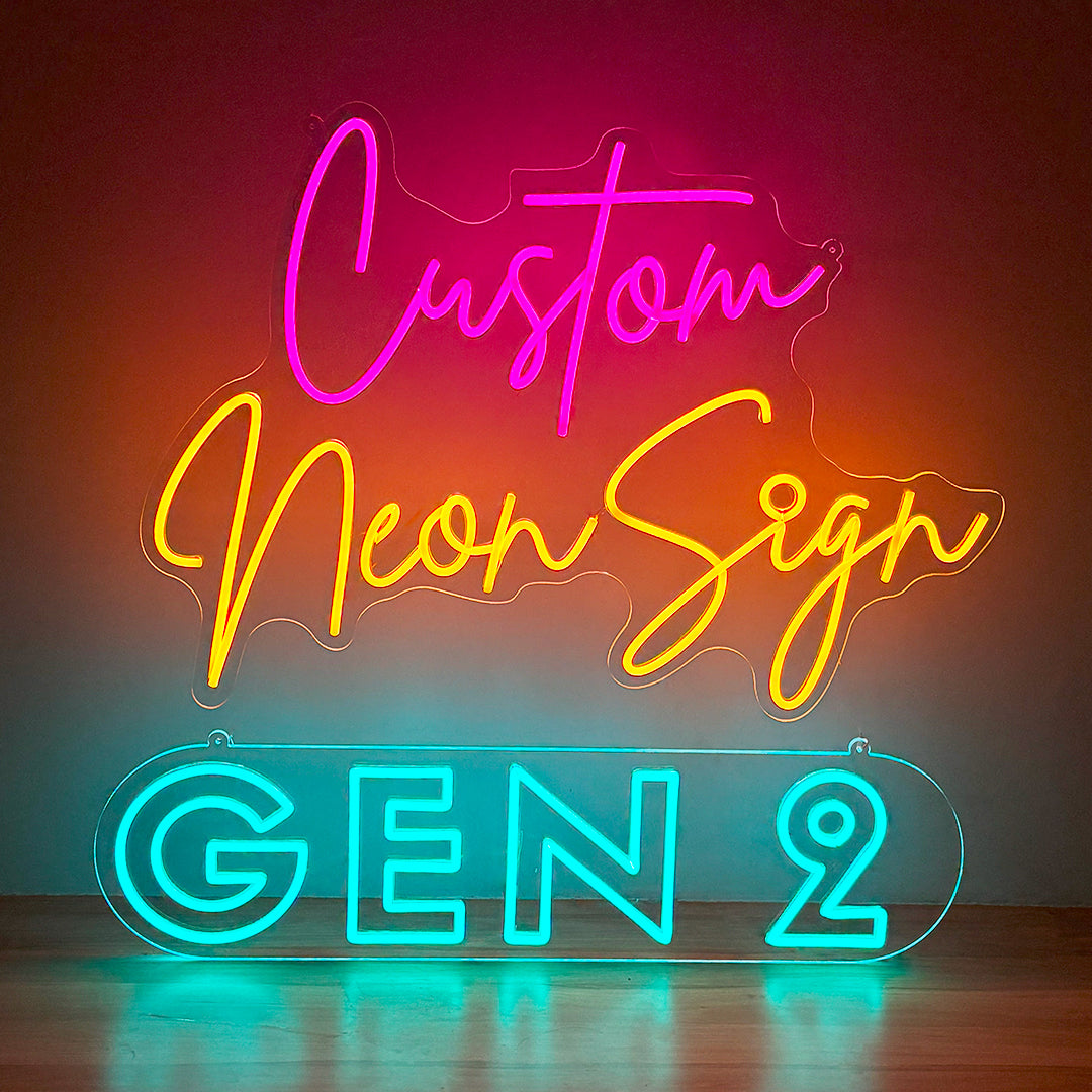 Create Your Vision with Gen2 Custom Neon Sign Lights – Chronos Lights