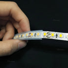 Waterproof silicone sleeve protecting outdoor LED strip lighting