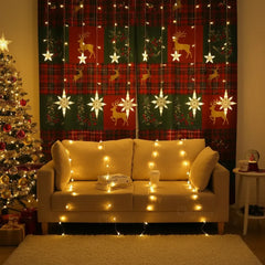 Polar Star Curtain Lights | Warm White LED