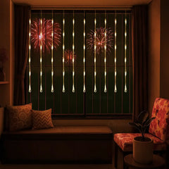 Rain Drop Curtain Lights | Warm White LED