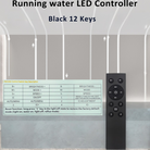 Running Flowing Water Wireless Controller for LED Running Strip Lights - 12 Key Wireless Remote Control (WS2811)