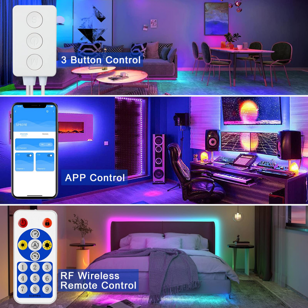 Explore our Bluetooth Pixel Controller for Pixel Strip Lights – Chronos ...