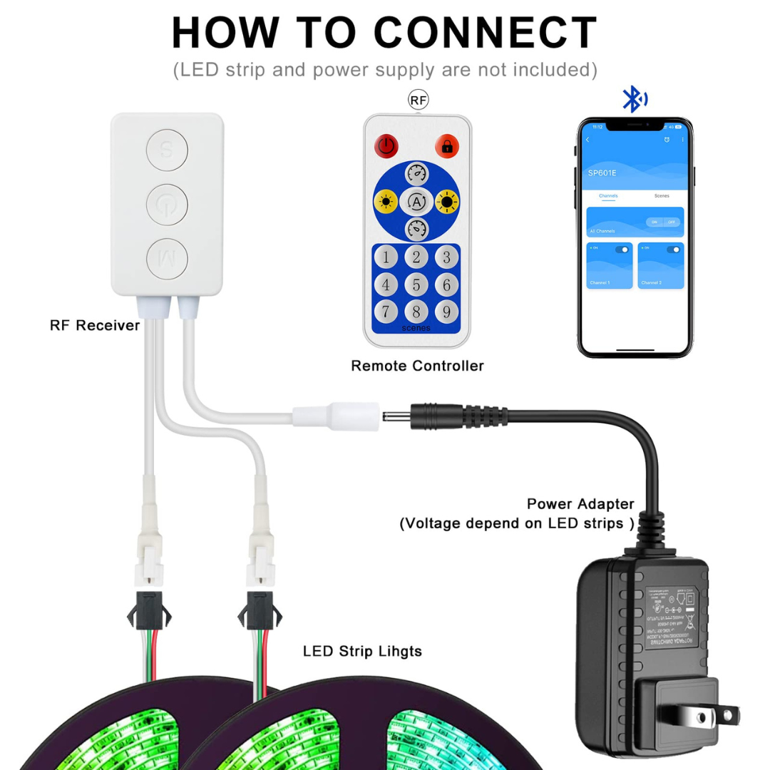 SP601E Bluetooth Controller Chronos Lights