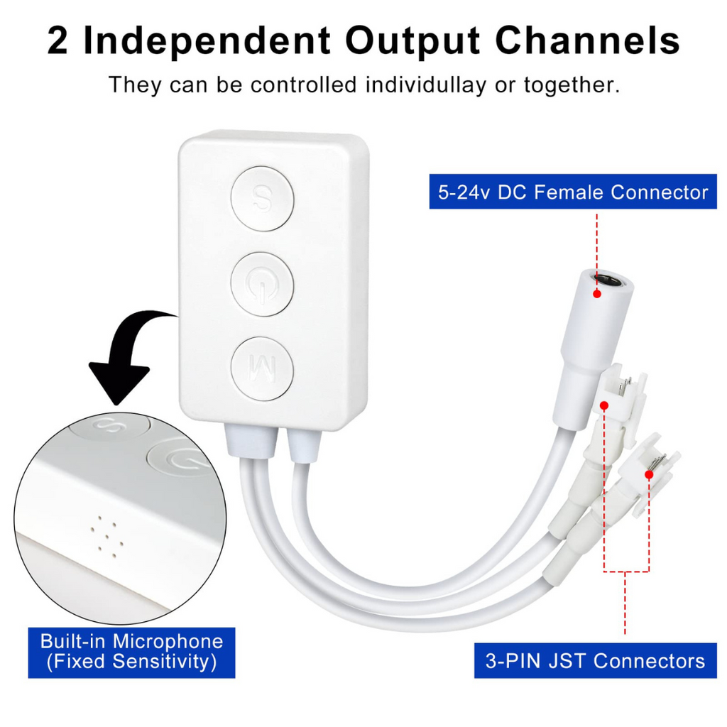 Explore our Bluetooth Pixel Controller for Pixel Strip Lights – Chronos ...