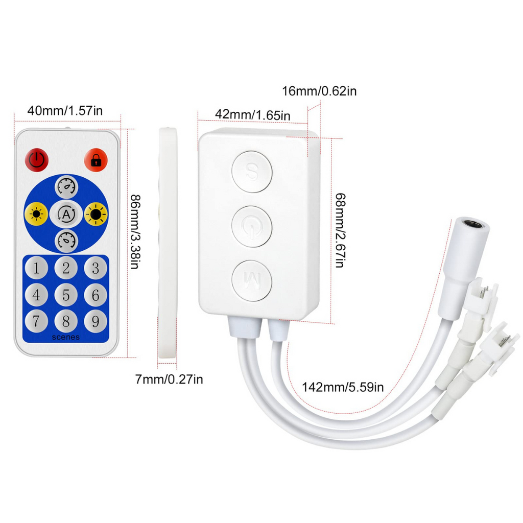 Explore our Bluetooth Pixel Controller for Pixel Strip Lights – Chronos ...