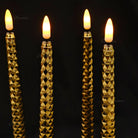 Battery operated flameless candle safe for homes with children and pets