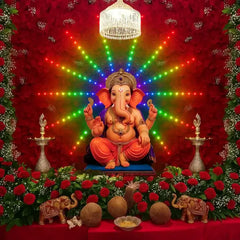 Smart RGBIC LED Firework Lights | Music Sync | App & Remote Control - Ganpati Decoration