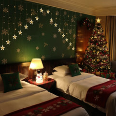 Star Gateway Curtain Lights | 16 Stars | Warm White LED