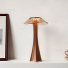 Stria portable rechargeable ambient table lamp with cordless wireless operation