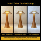 Stria Slim cordless rechargeable LED table lamp for modern home and hospitality interiors