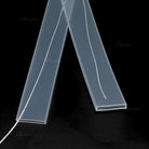 UV resistant transparent silicone sleeve for outdoor LED strip installations