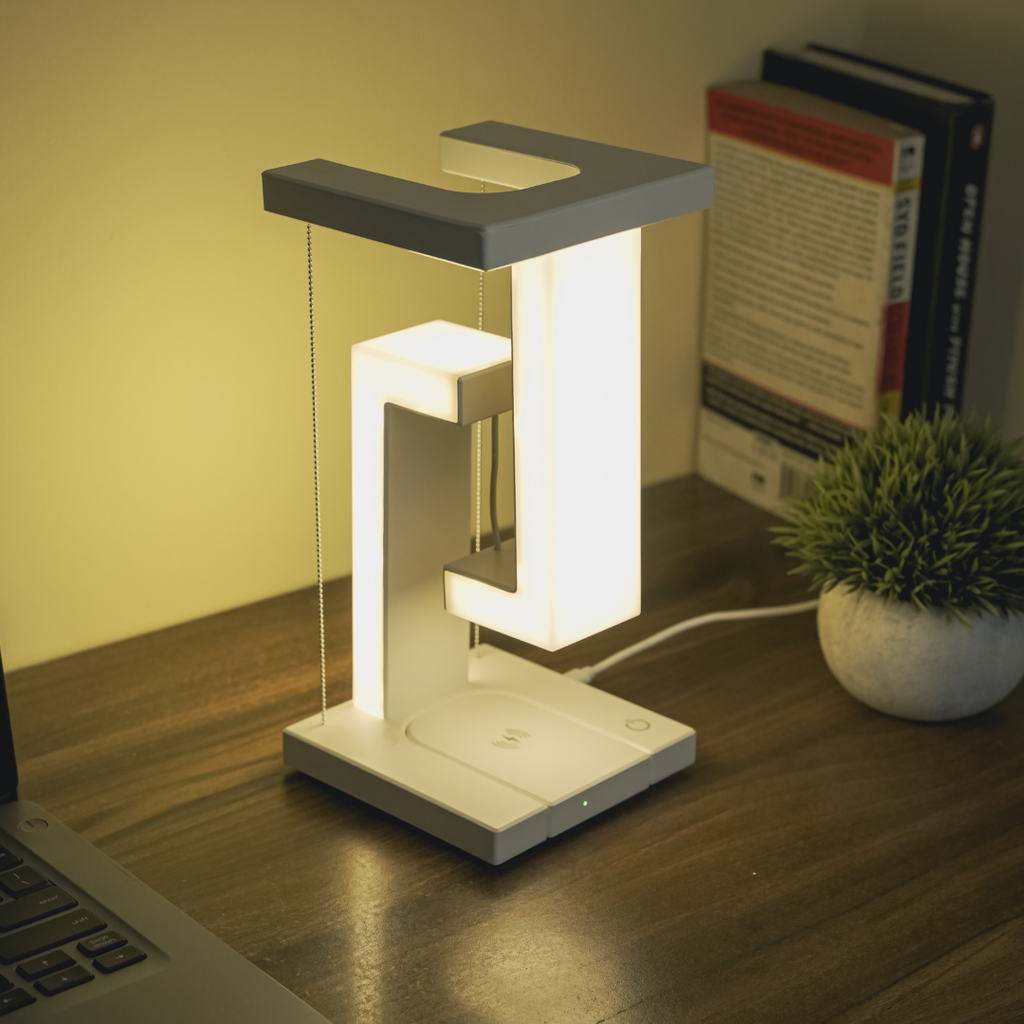 Tensegrity Smart Led Desk Lamp With Wireless Charge | Chronos Lights