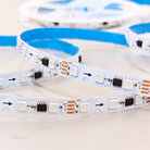 WS2811 RGB LED strip light showing its LED layout and flexible strip construction.