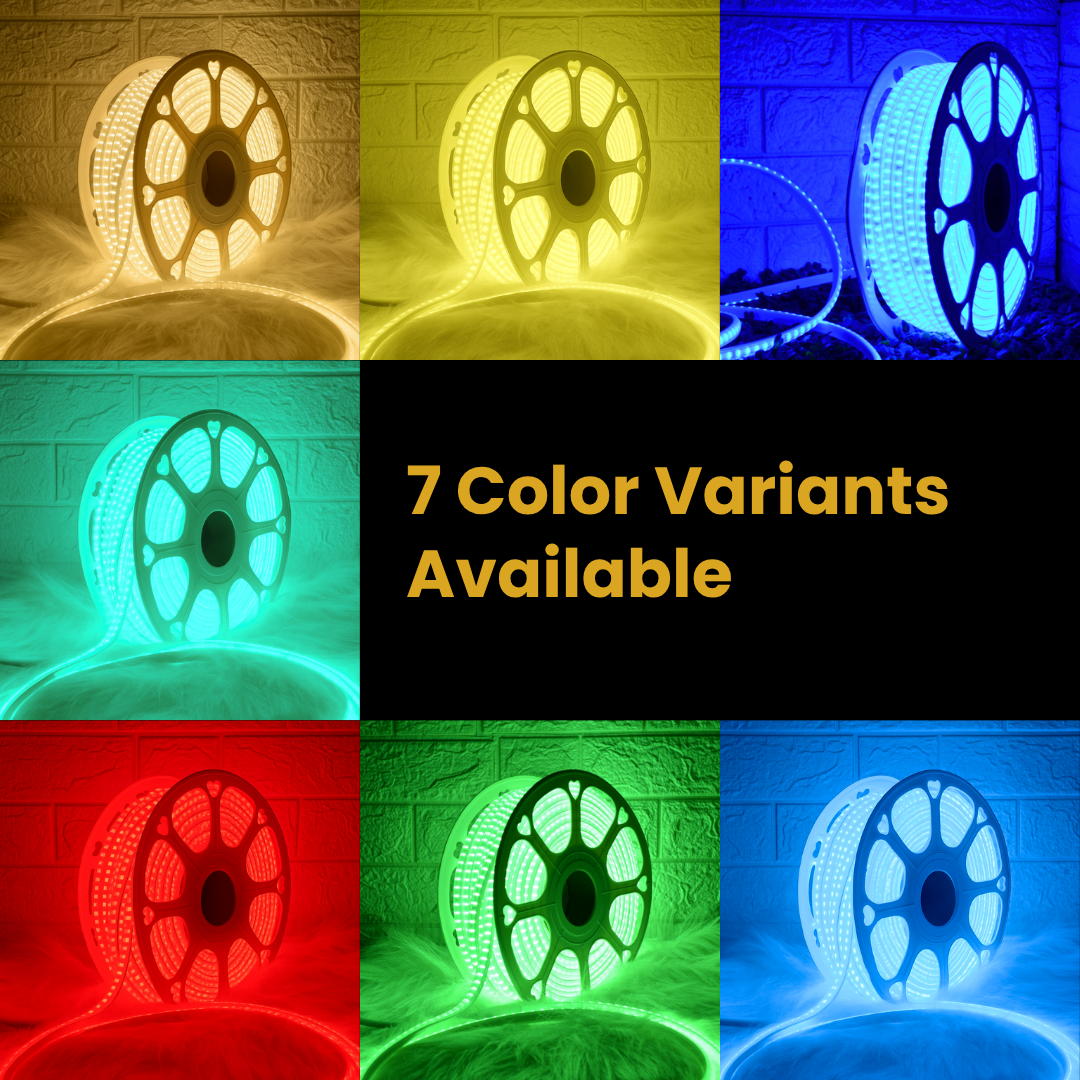 Direct AC 220V plug-and-play LED rope lights – Easy installation for indoor and outdoor use – Chronos Lights