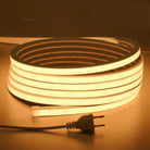 AC220V flexible silicone neon light with 16x16mm profile and warm white illumination