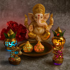 Battery-operated LED Mushak lamps for safe and portable Ganpati decoration – Chronos Lights