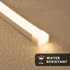 Side-glow 270° silicone LED diffuser ideal for architectural, signage, retail, and event lighting projects