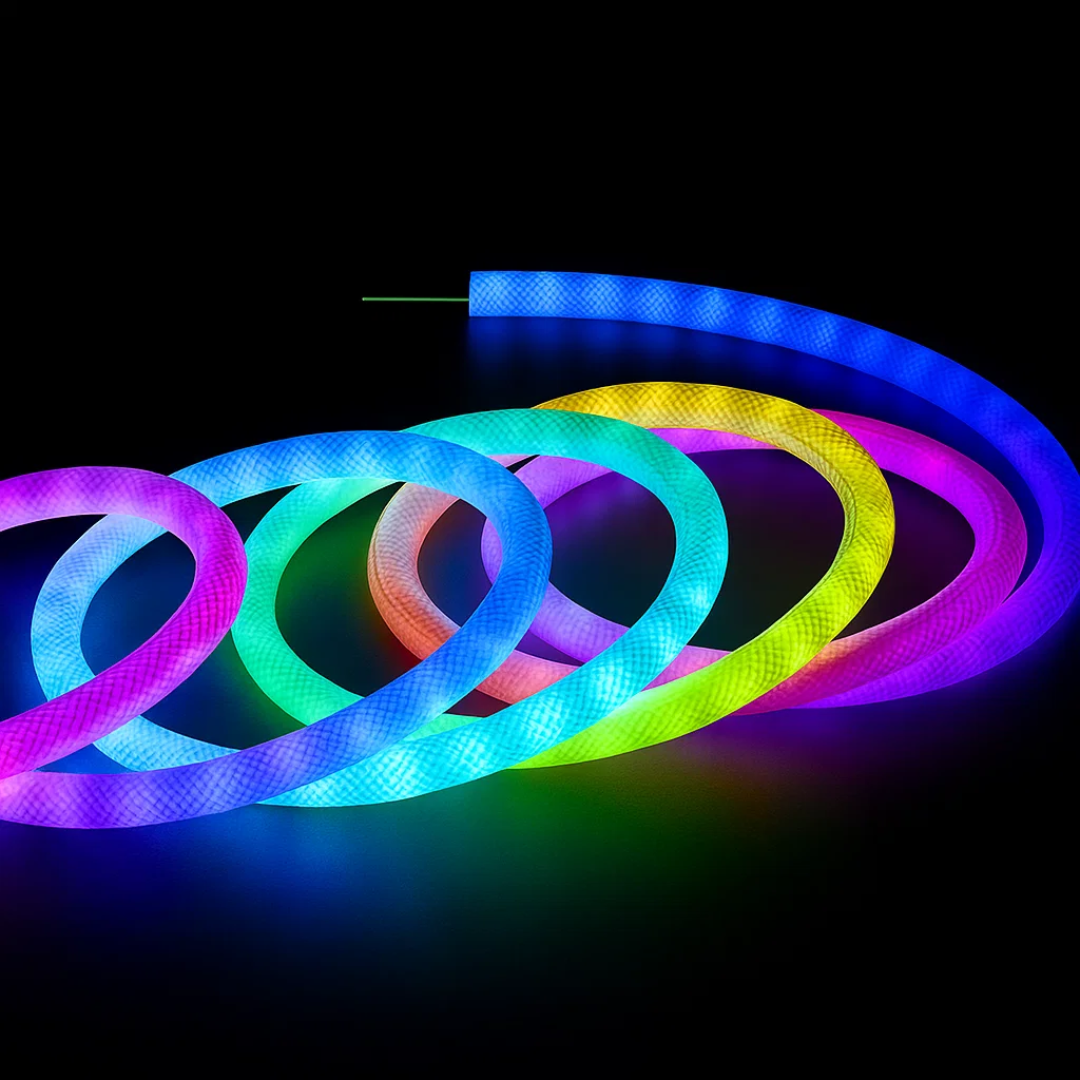 Chronos Lights pixel controlled RGBIC neon rope LED strip