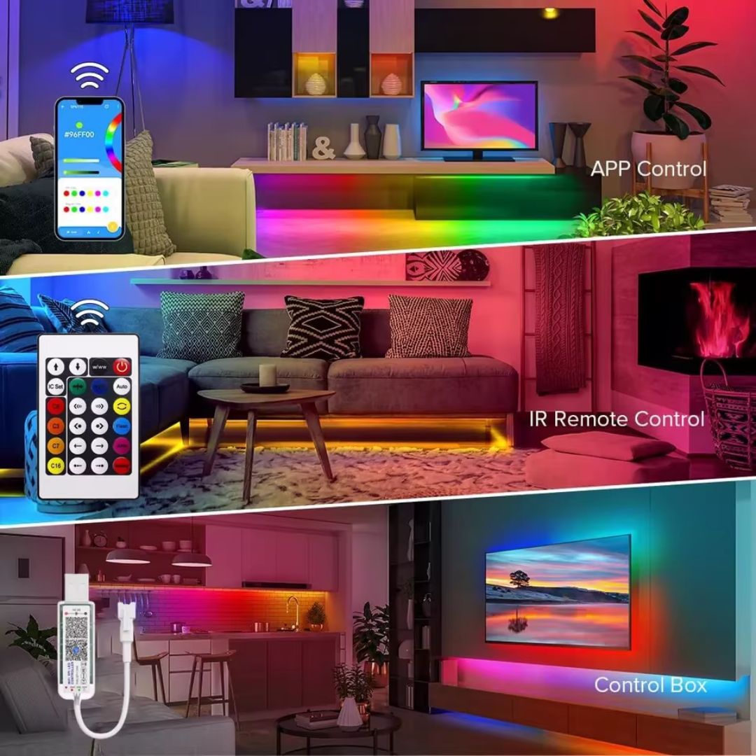 Chronos Lights USB powered RGBIC neon flex rope light for DIY and commercial setups
