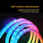 Chronos Lights RGBIC pixel neon rope USB powered for creative lighting setups
