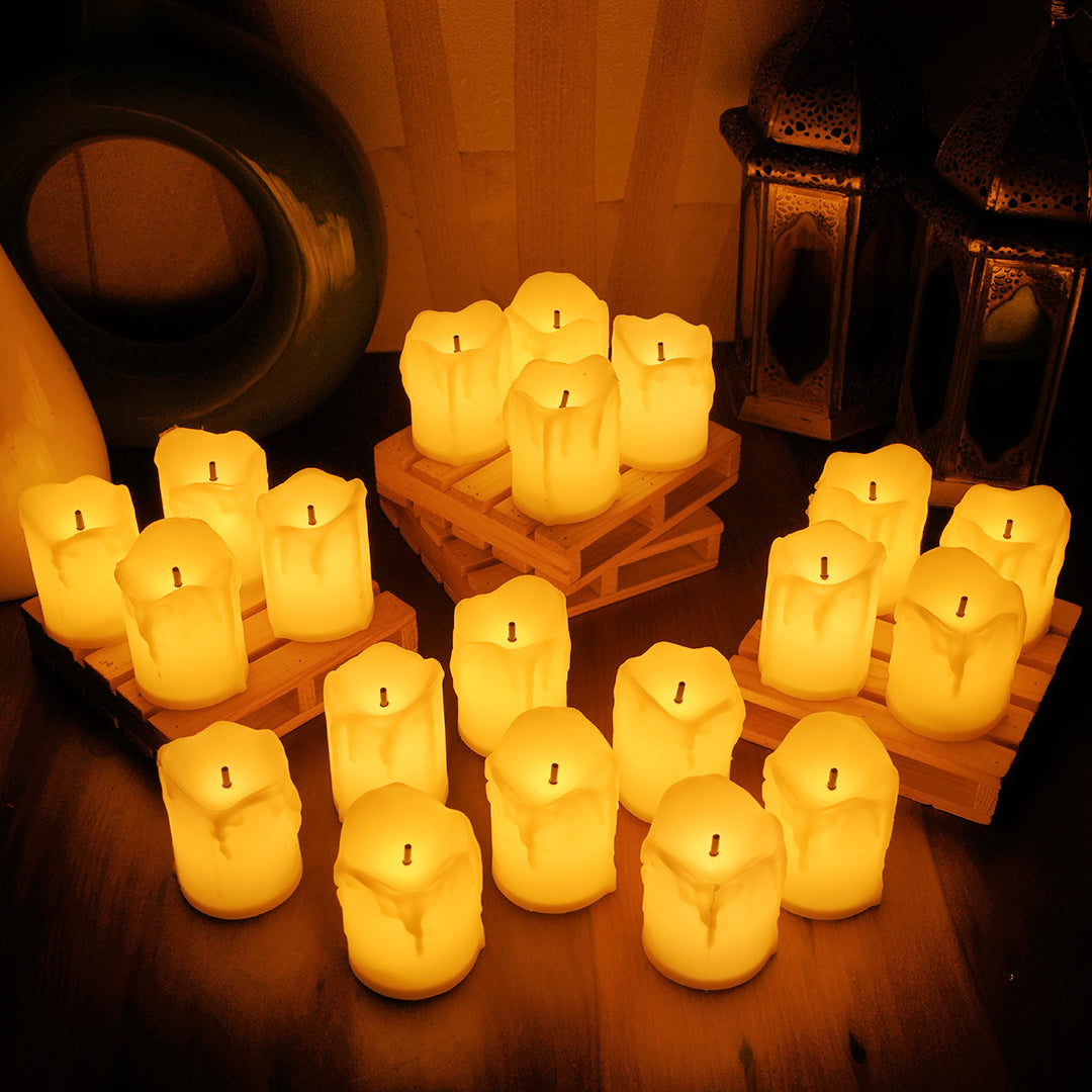 ChronosLights LED candles with bright warm white glow for home décor