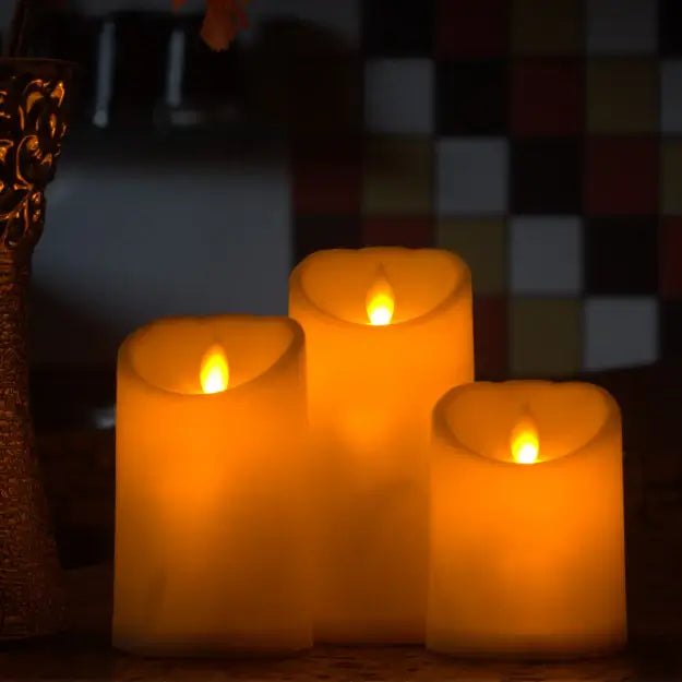 ChronosLights premium LED flameless candle for décor