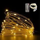 ChronosLights USB fairy string lights with remote and timer for home décor
