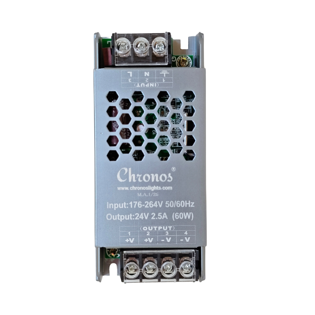 Compact SMPS power supply for LED strip lighting installations