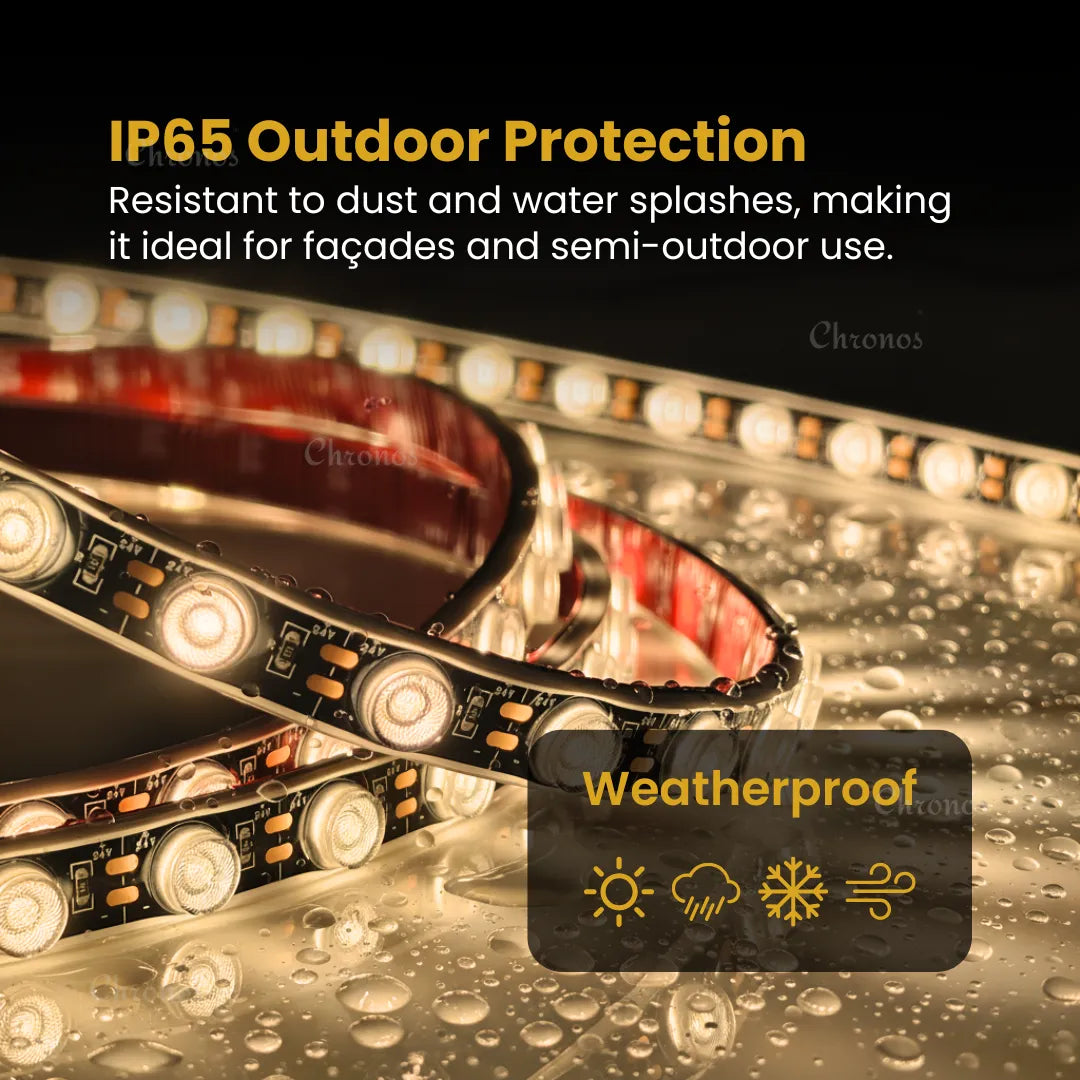 Compact flexible wall washer light designed for façade and elevation lighting applications