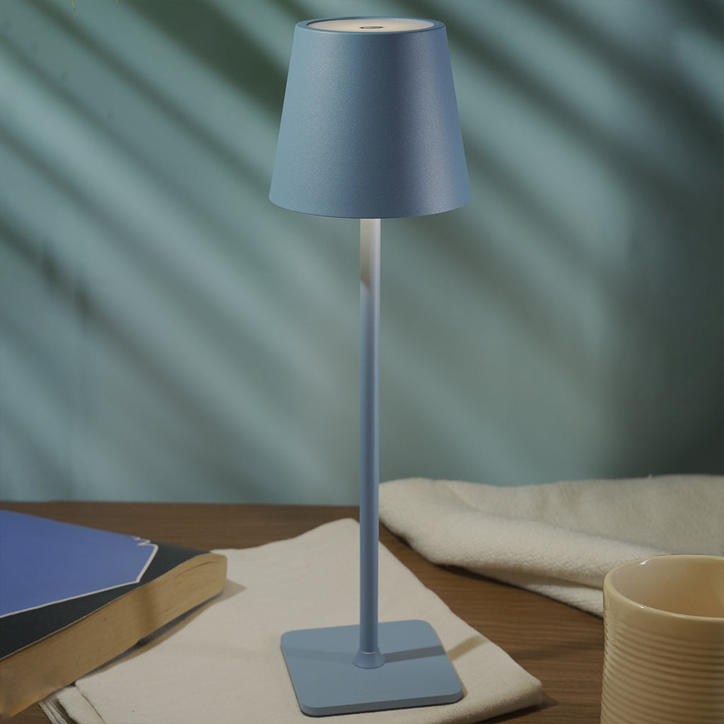 Conic Portable Cordless LED Table Lamp BLUE
