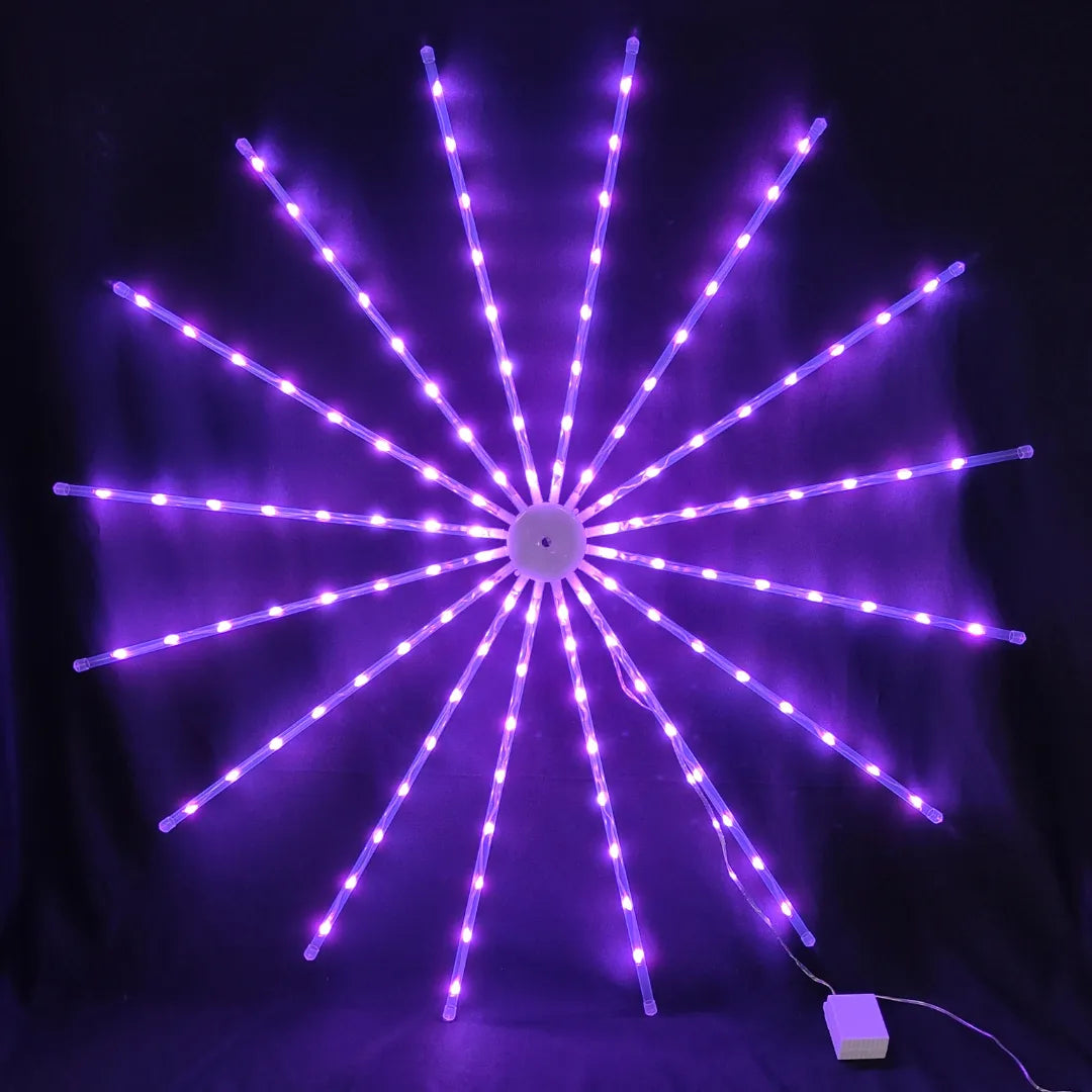 Decorative Ganesh LED chakra light with spiral glowing effect