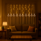 Decorative golden garland LED lights for wedding backdrop and photo booth setup