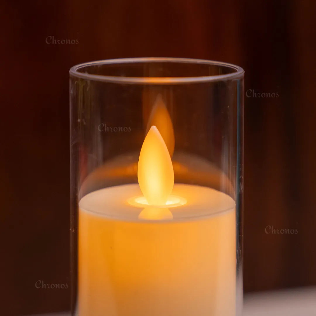 Elegant LED pillar candles for wedding centerpieces and luxury event décor