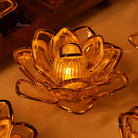 Fiber Lotus LED Diya Alternative – Long-Lasting and Reusable