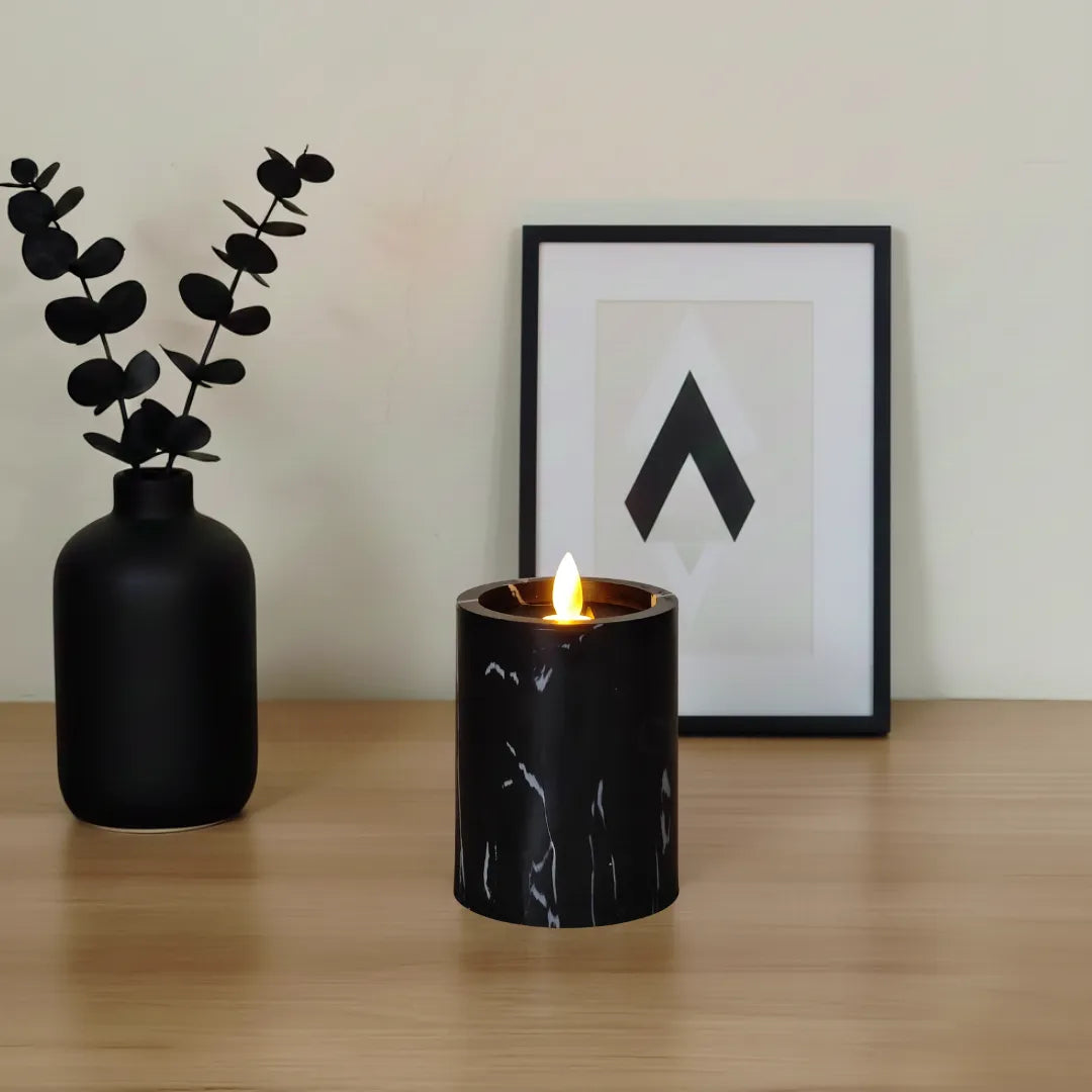 Flameless LED candle safe for homes with kids and pets