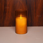 Flameless Pleated LED Candle – Perfect for Diwali, Christmas, weddings, and festive lighting – Chronos Lights