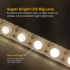 Flexible IP65 wall washer light suitable for outdoor and semi exposed environments