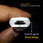 Flexible silicone LED profile 7mm x 16mm side view lighting channel