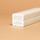 16mm x 16mm silicone profile for LED strip lights, providing enhanced protection and a refined finish.