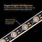 Flexible silicone wall washer light with compact 14mm profile for narrow installations