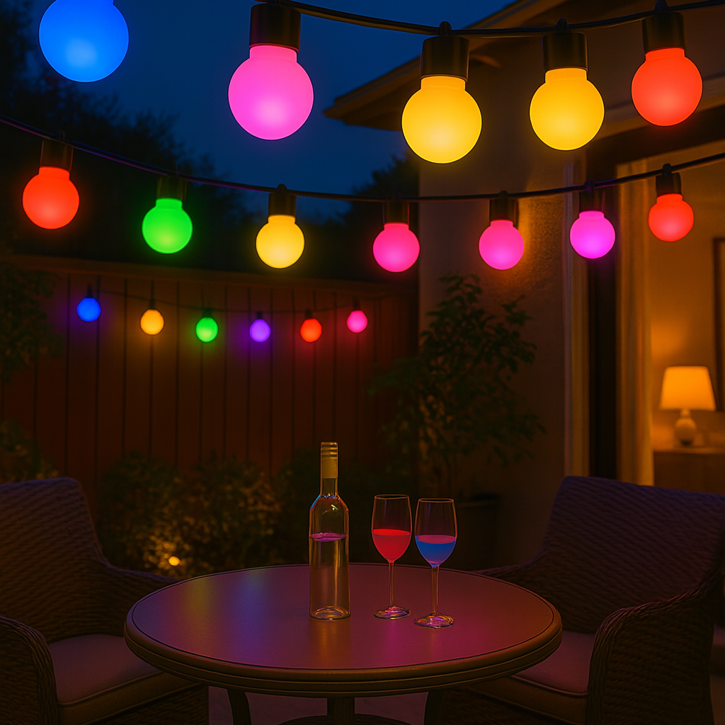 G50 waterproof outdoor lights used for mandap wedding decoration
